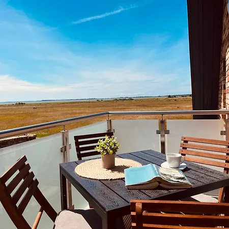 Holmblick - Boddenblick, Balkon, 2 Schlafzimmer, 4 Personen Appartement